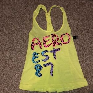 Aeropostale neon tank top